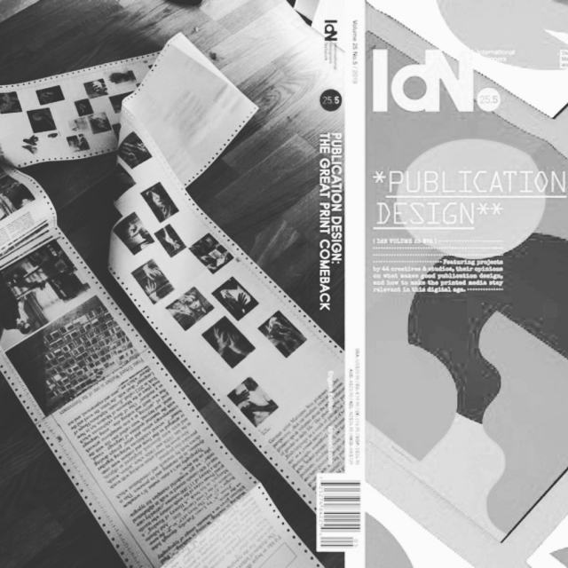 'From the Body to the Book Back to the Body' featured in IdN v25n5 – Publication Design #idnworld #thegreatprintcomeback